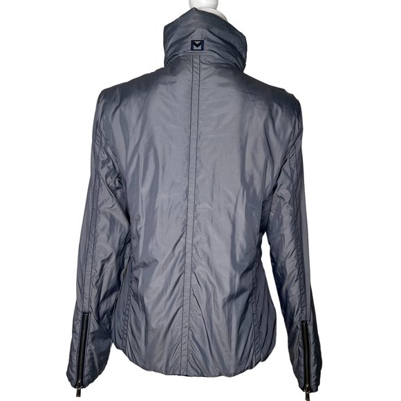 MICHAEL Michael Kors Multi Pocket Reversible Puffer Jacket Blue Grey Size S - Picture 14 of 17